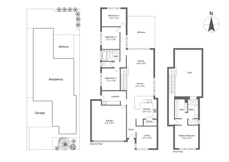 Floorplan of Homely house listing, 78 Pandora Drive, Jindalee WA 6036