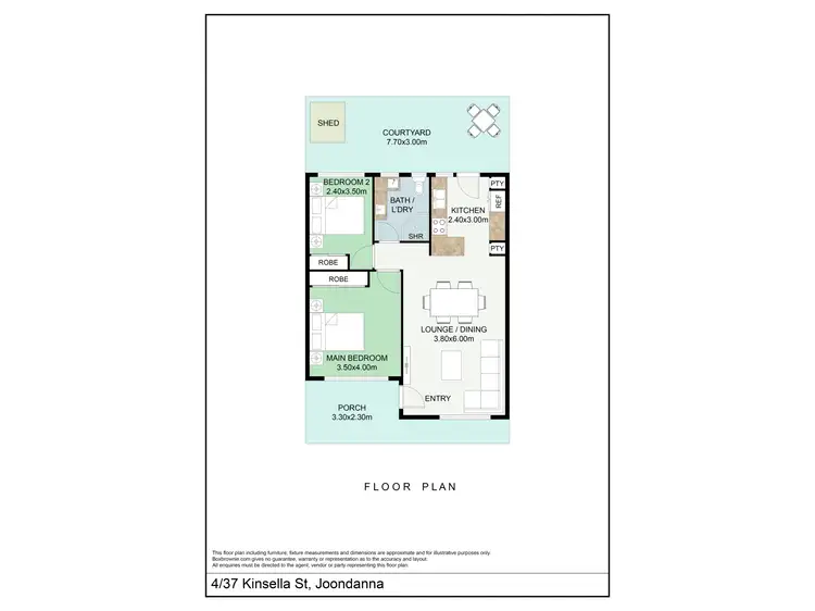 Floorplan of Homely house listing, 4/37 Kinsella Street, Joondanna WA 6060