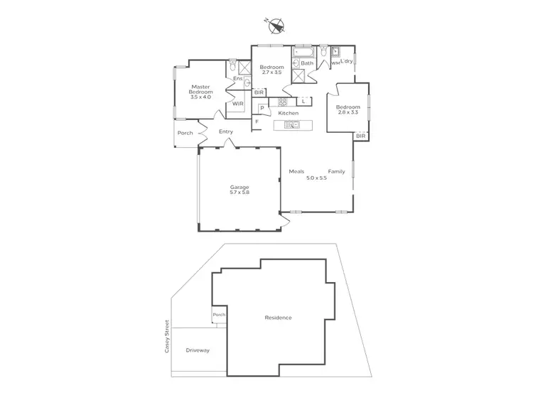 Floorplan of Homely house listing, 10 Casey Street, Cloverdale WA 6105