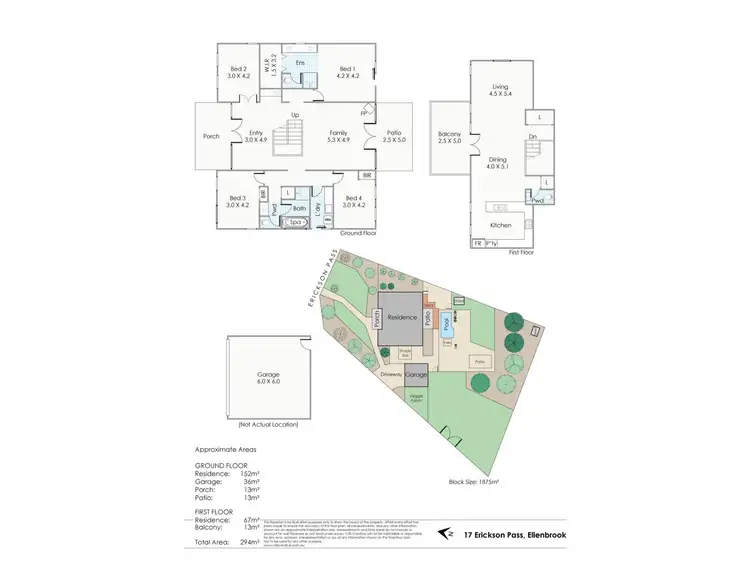Floorplan of Homely house listing, 17 Erickson Pass, Ellenbrook WA 6069