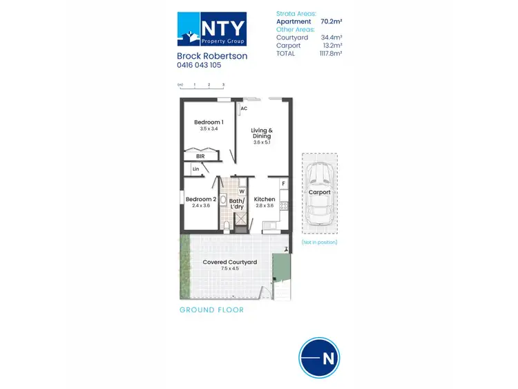 Floorplan of Homely apartment listing, 15/17 Mount Prospect Crescent, Maylands WA 6051
