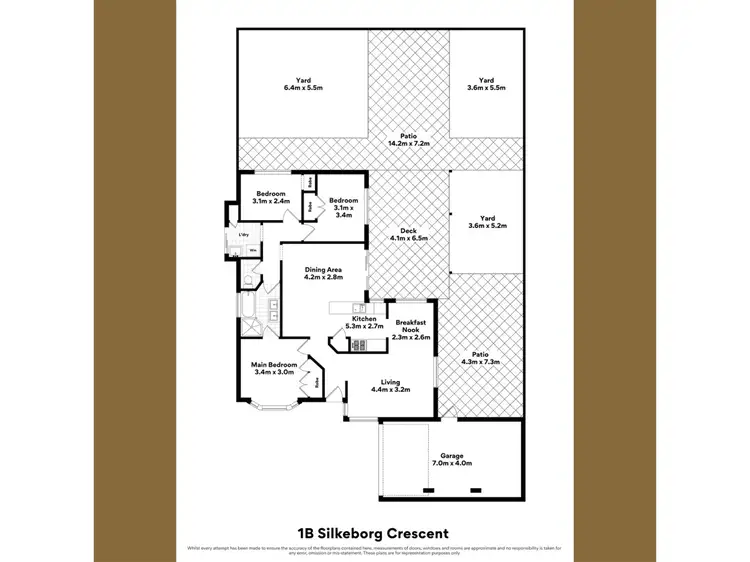 Floorplan of Homely house listing, 1B Silkeborg Crescent, Joondalup WA 6027