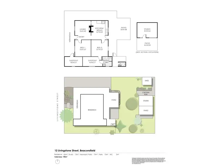 Floorplan of Homely house listing, 12 Livingstone Street, Beaconsfield WA 6162