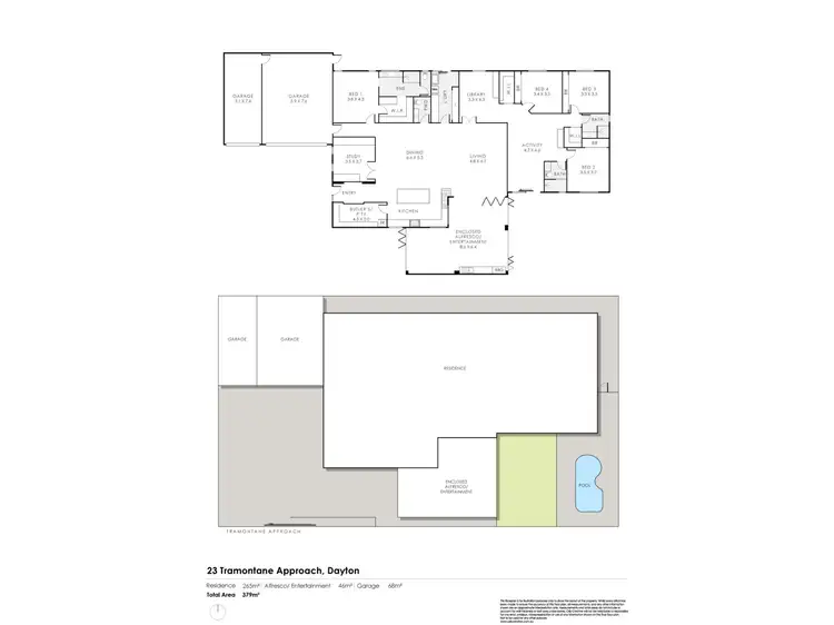 Floorplan of Homely house listing, 23 Tramontane Approach, Dayton WA 6055
