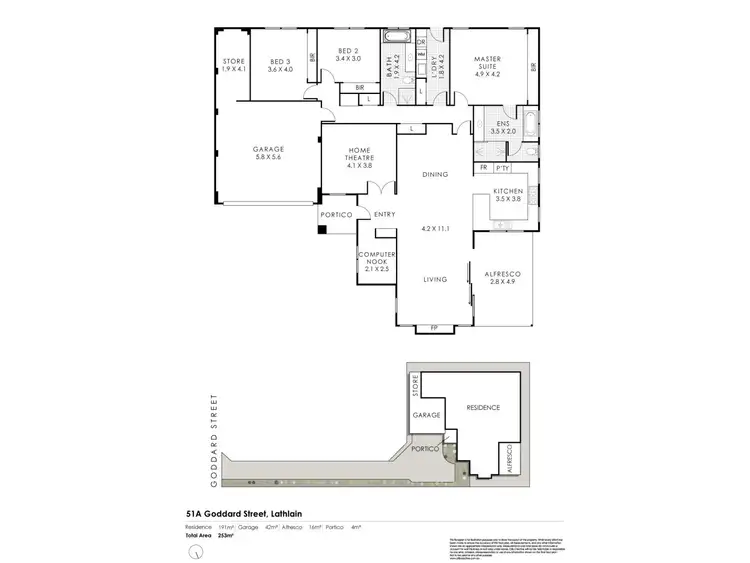 Floorplan of Homely house listing, 51a Goddard Street, Lathlain WA 6100