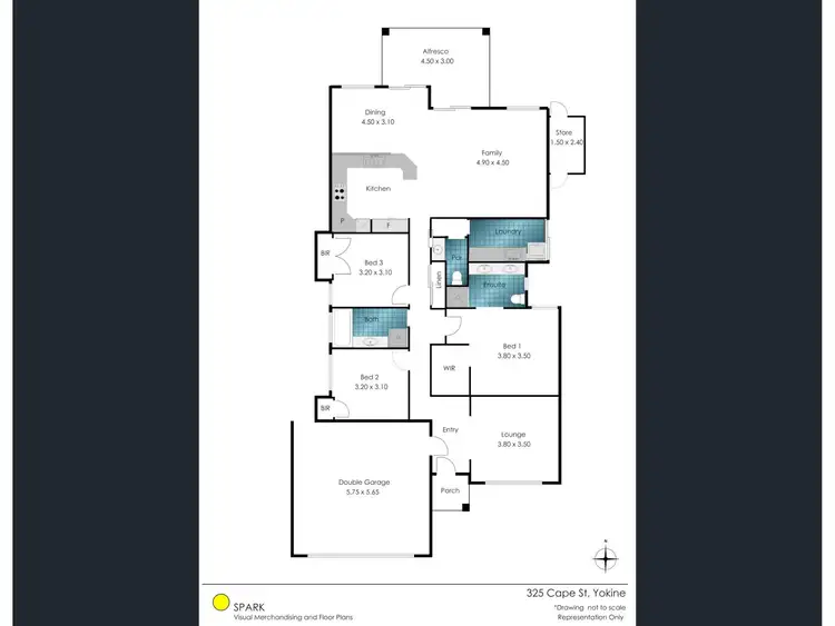 Floorplan of Homely house listing, 325 Cape Street, Yokine WA 6060