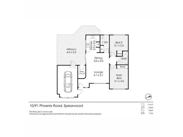 Floorplan of Homely villa listing, 10/91 Phoenix, Spearwood WA 6163