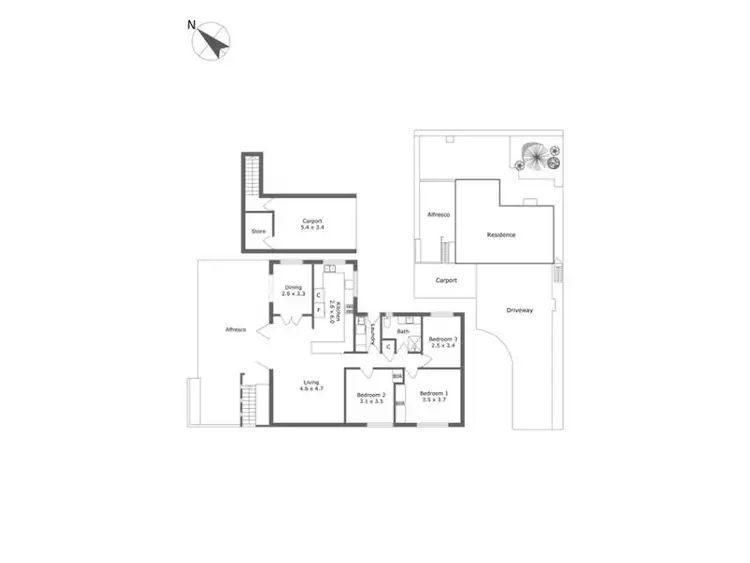 Floorplan of Homely house listing, 160A Karrinyup Road, Karrinyup WA 6018