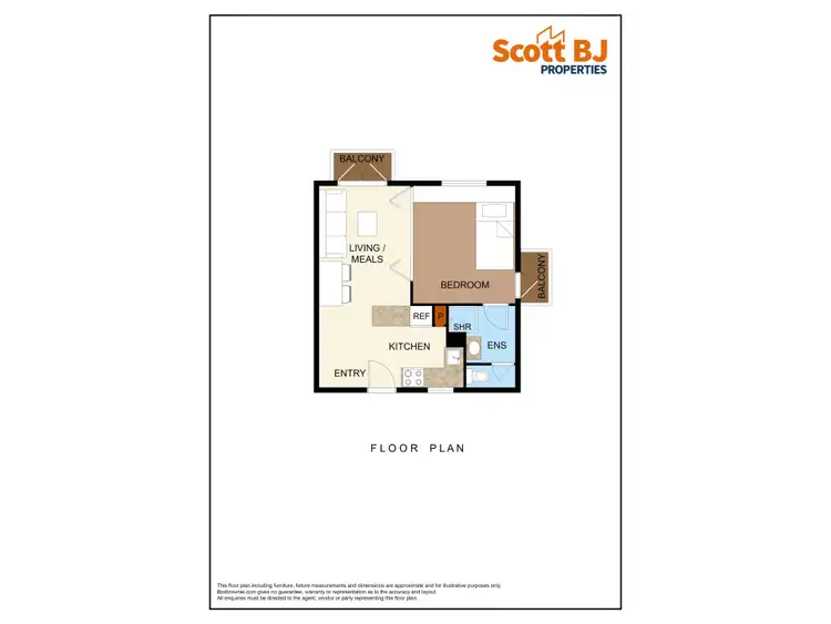 Floorplan of Homely apartment listing, 19/17-23 The Avenue, Crawley WA 6009