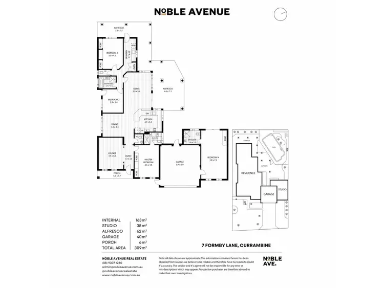 Floorplan of Homely house listing, 7 Formby Lane, Currambine WA 6028