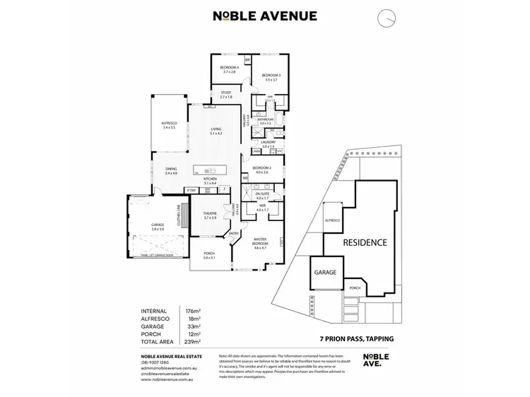 Floorplan of Homely house listing, 7 Prion Pass, Tapping WA 6065