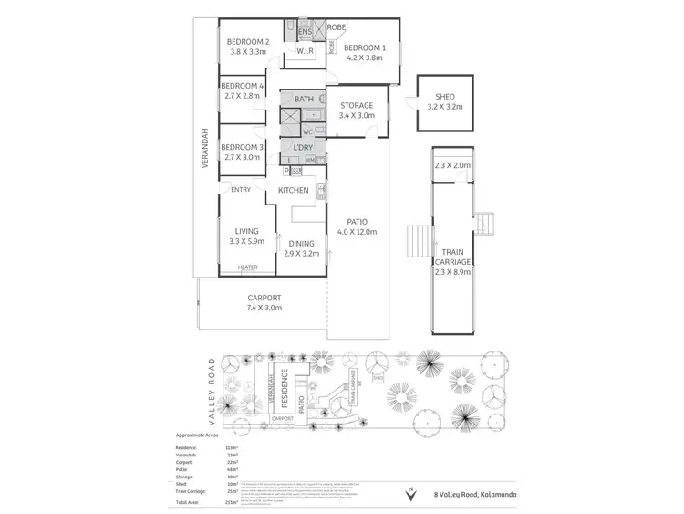 Floorplan of Homely house listing, 8 Valley Road, Kalamunda WA 6076