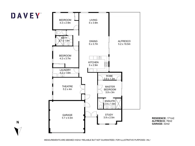 Floorplan of Homely house listing, 7 Atholl Way, Madeley WA 6065