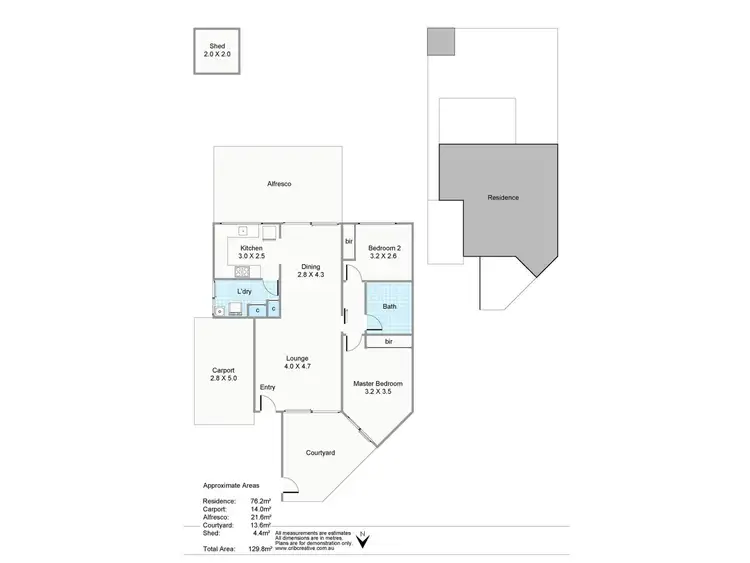 Floorplan of Homely villa listing, 8/11 Canning Avenue, Mount Pleasant WA 6153