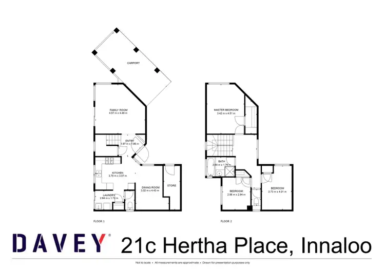 Floorplan of Homely townhouse listing, 21C Hertha Place, Innaloo WA 6018