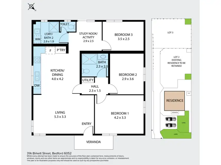 Floorplan of Homely house listing, 31A Birkett Street, Bedford WA 6052