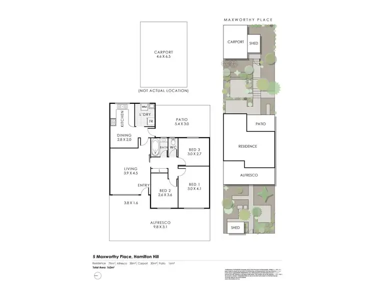 Floorplan of Homely house listing, 5 Maxworthy Place, Hamilton Hill WA 6163