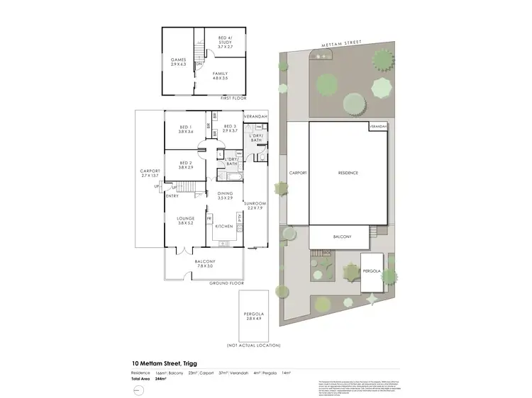 Floorplan of Homely house listing, 10 Mettam Street, Trigg WA 6029