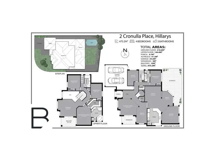 Floorplan of Homely house listing, 2 Cronulla Place, Hillarys WA 6025