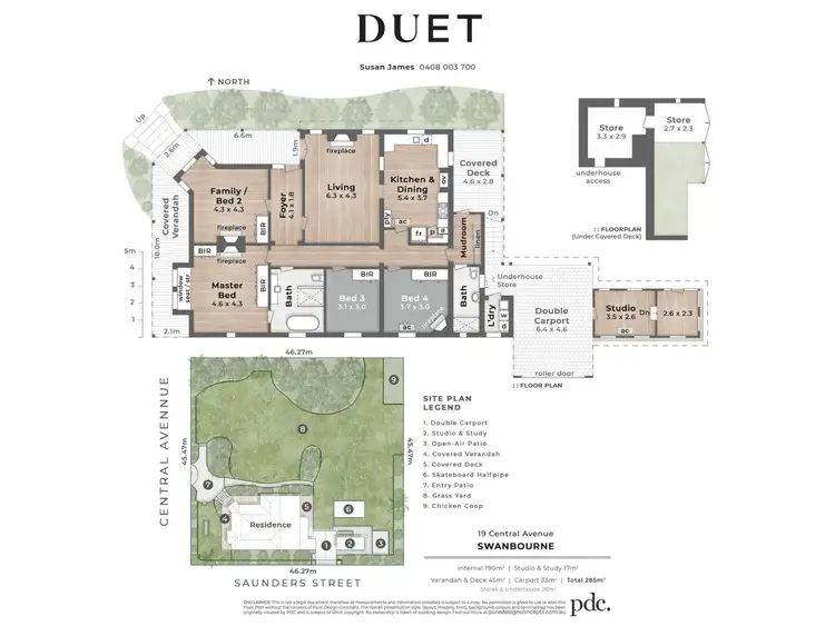 Floorplan of Homely house listing, 19 Central Avenue, Swanbourne WA 6010