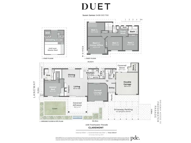 Floorplan of Homely house listing, 22B Freshwater Parade, Claremont WA 6010