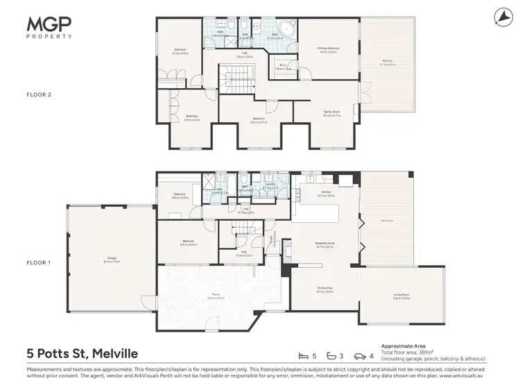 Floorplan of Homely house listing, 5 Potts Street, Melville WA 6156