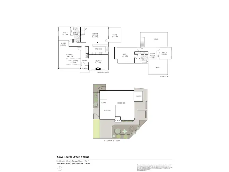 Floorplan of Homely house listing, 449A Hector Street, Yokine WA 6060