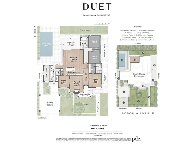 Floorplan of Homely house listing, 36 Boronia Avenue, Nedlands WA 6009