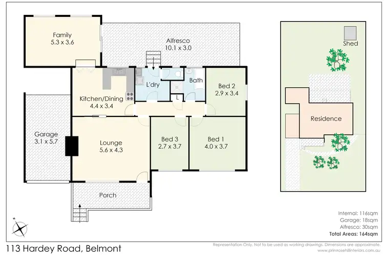 Floorplan of Homely house listing, 113 Hardey Road, Belmont WA 6104