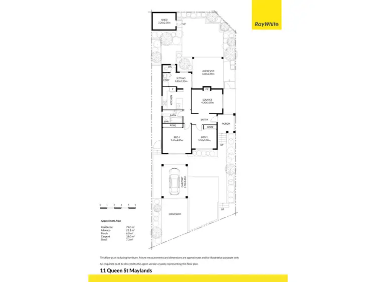 Floorplan of Homely house listing, 11 Queen Street, Maylands WA 6051
