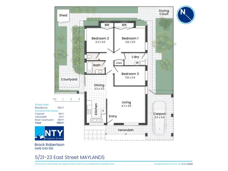 Floorplan of Homely villa listing, 5/21 East Street, Maylands WA 6051