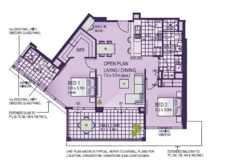Floorplan of Homely apartment listing, 1902/908 Canning Highway, Applecross WA 6153