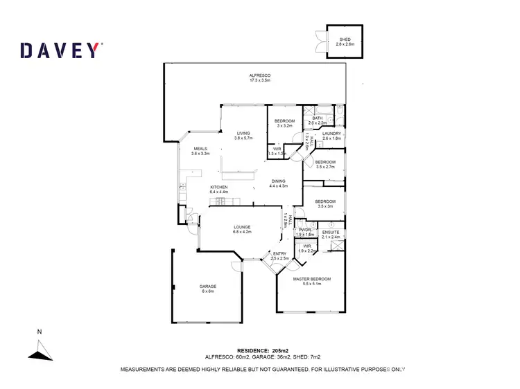 Floorplan of Homely house listing, 5 Bodrum Crescent, Mindarie WA 6030