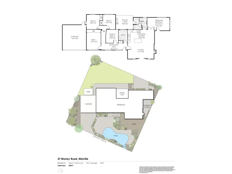Floorplan of Homely house listing, 37 Money Road, Melville WA 6156