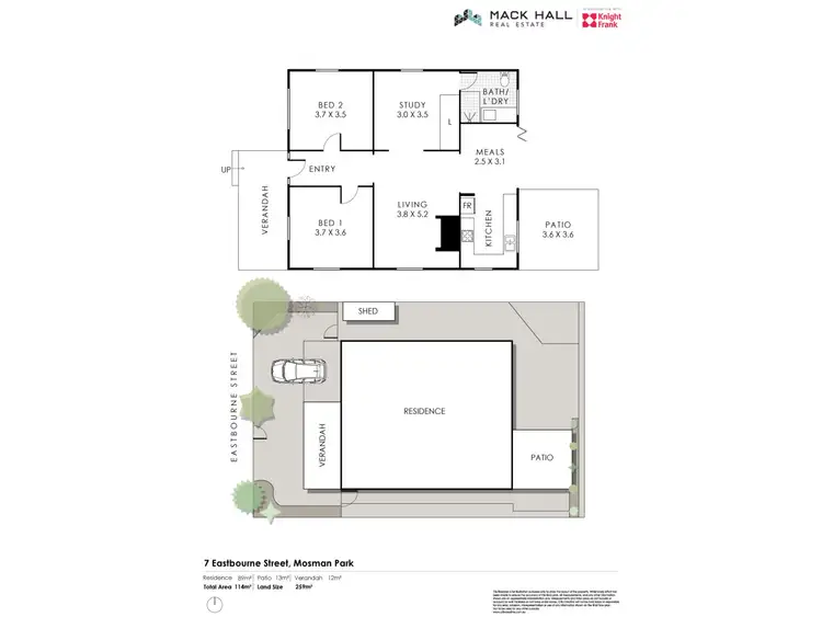 Floorplan of Homely house listing, 7 Eastbourne Street, Mosman Park WA 6012