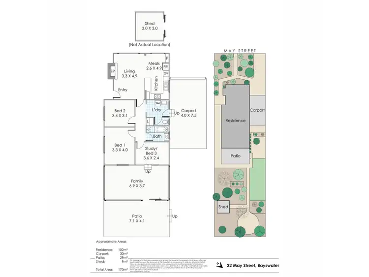 Floorplan of Homely house listing, 22 May Street, Bayswater WA 6053