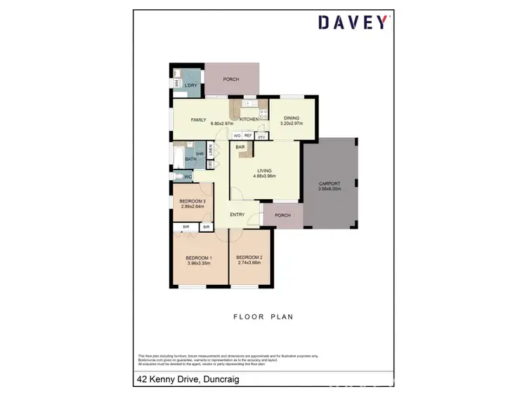 Floorplan of Homely house listing, 42 Kenny Drive, Duncraig WA 6023