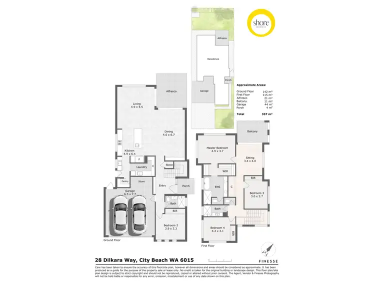 Floorplan of Homely house listing, 28 Dilkara Way, City Beach WA 6015