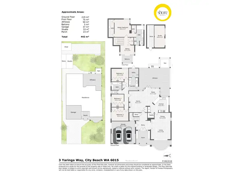 Floorplan of Homely house listing, 3 Yaringa Way, City Beach WA 6015