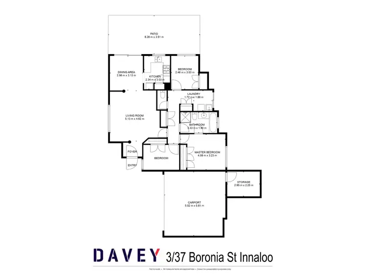 Floorplan of Homely villa listing, 3/37 Boronia Street, Innaloo WA 6018