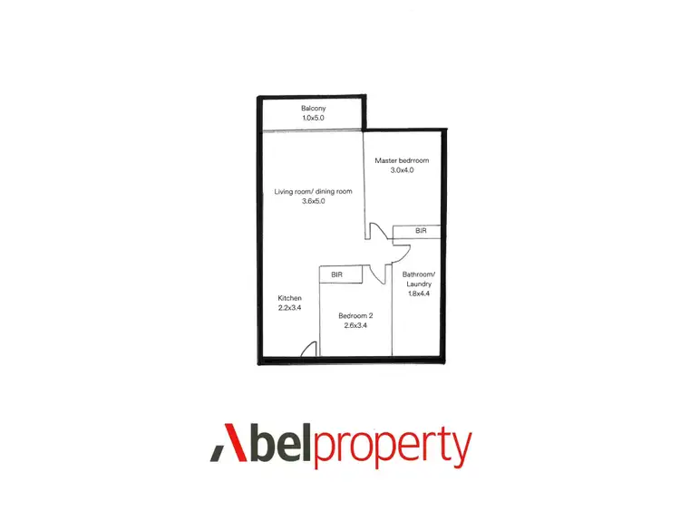 Floorplan of Homely unit listing, 15/303 Harborne Street, Glendalough WA 6016