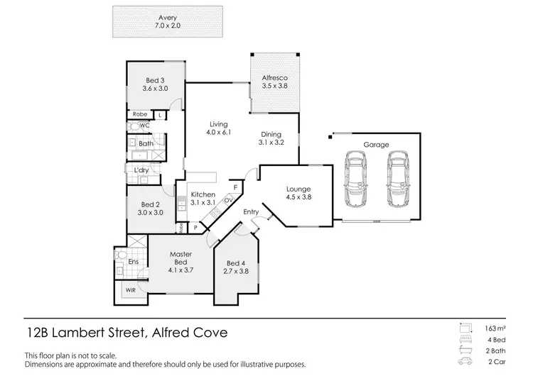 Floorplan of Homely house listing, 12B Lambert Street, Alfred Cove WA 6154