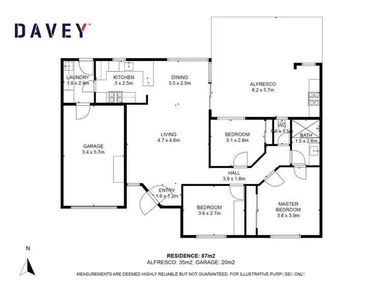 Floorplan of Homely house listing, 39 Federal Street, Tuart Hill WA 6060