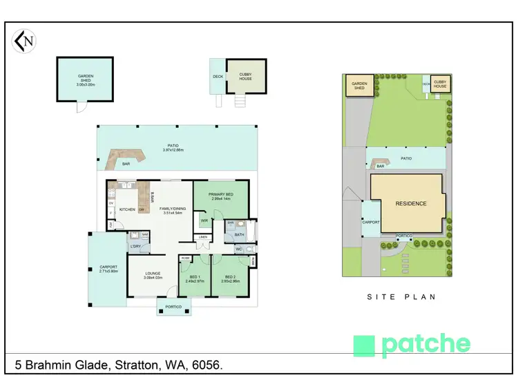 Floorplan of Homely house listing, 5 Brahmin Glade, Stratton WA 6056
