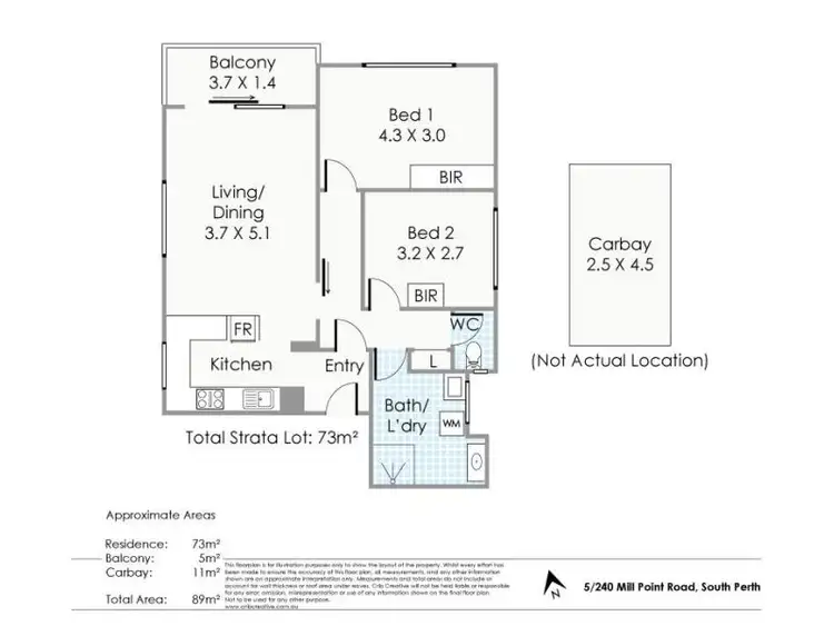 Floorplan of Homely unit listing, Address available on request