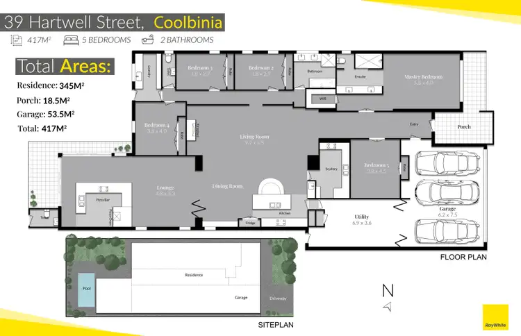 Floorplan of Homely house listing, 39 Hartwell Street, Coolbinia WA 6050