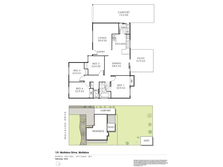 Floorplan of Homely house listing, 151 Mullaloo Drive, Mullaloo WA 6027