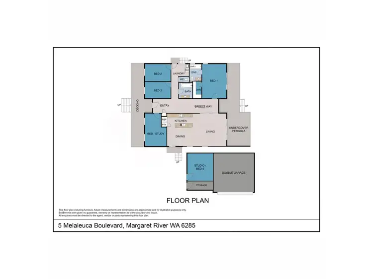 Floorplan of Homely house listing, 5 Melaleuca Boulevard, Margaret River WA 6285