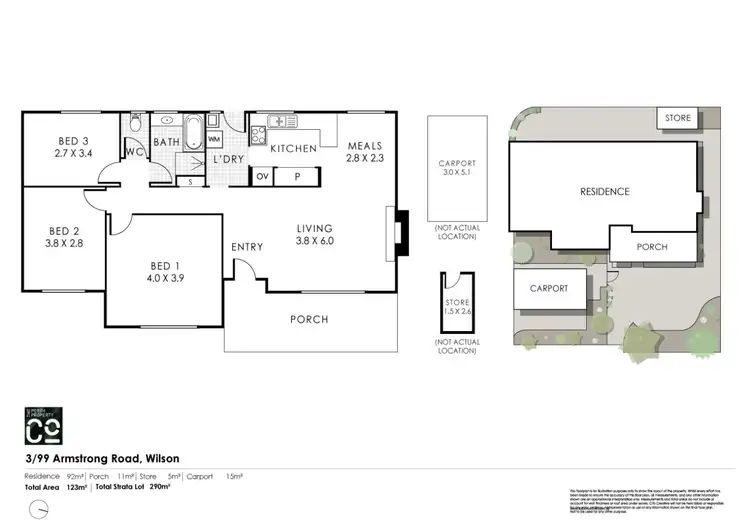 Floorplan of Homely house listing, 3/99-103 Armstrong Rd, Wilson WA 6107