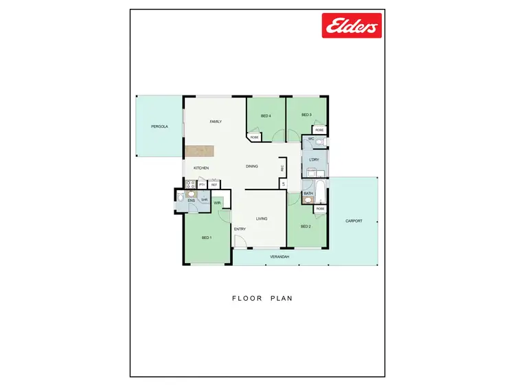 Floorplan of Homely house listing, 3A Ensay Place, Dudley Park WA 6210